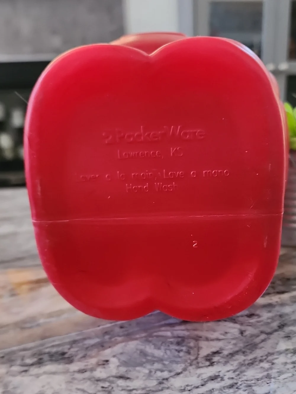 PackerWare Vintage Blow Mold Santa Claus Cookie Jar, 1980s
